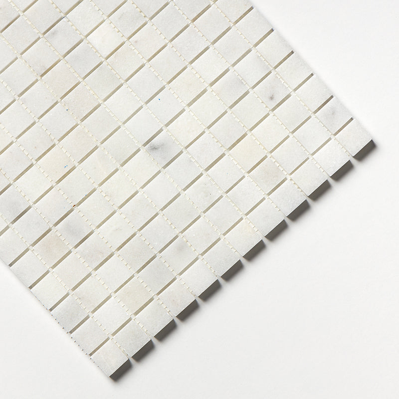 Carrara T Polished 1x1 Marble Mosaics 12x12 Marble Polished 12x12 Mosaics — 3