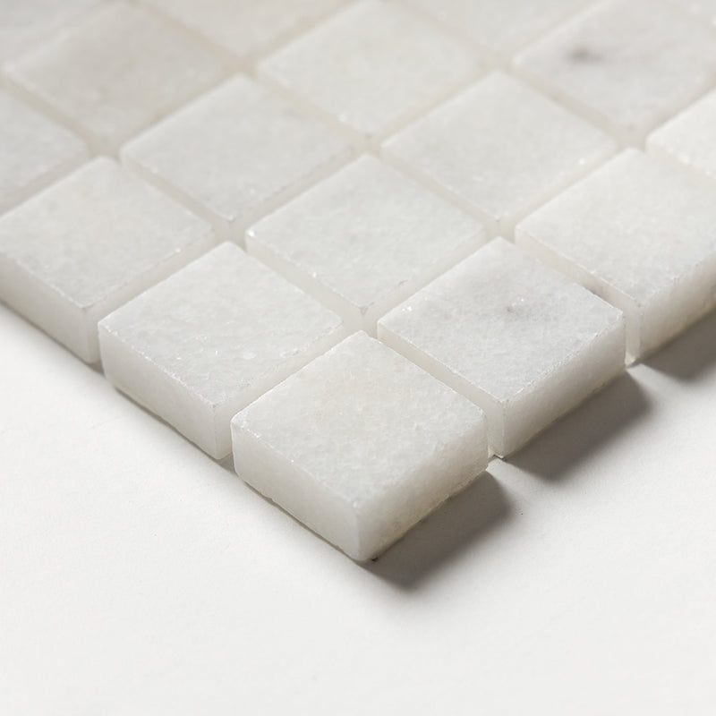 Carrara T Polished 1x1 Marble Mosaics 12x12 Marble Polished 12x12 Mosaics — 4