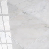 Carrara T Polished Marble Tiles 24x24