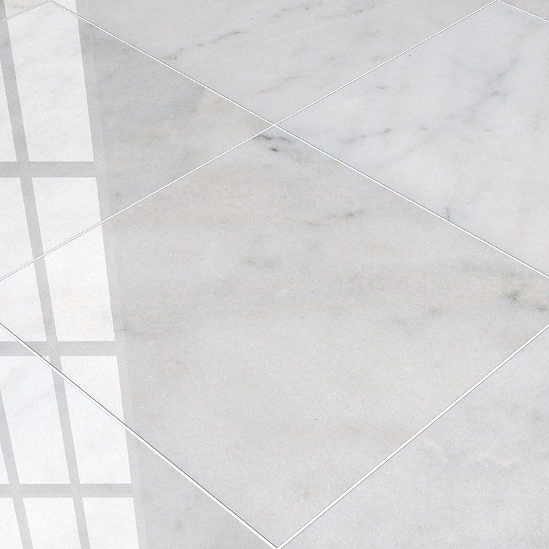 Carrara T Polished Marble Tiles 24x24 Marble Polished 24x24 Tiles