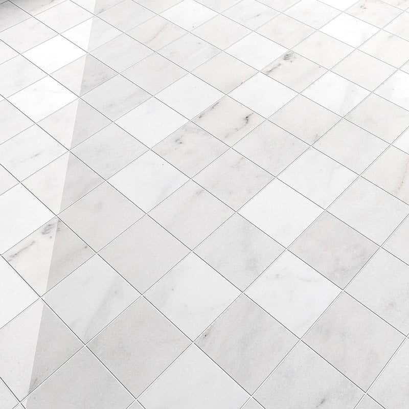 Carrara T Polished Marble Tiles 5 1/2x5 1/2 Marble Polished 6x6 Tiles — 2