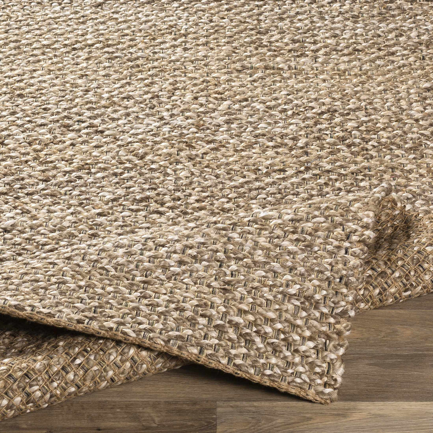 Caspar Hand Woven Natural Jute Rug by Boutique Rugs
