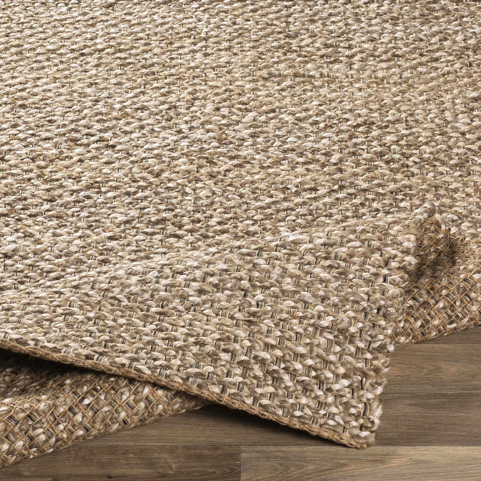 Caspar Hand Woven Natural Jute Rug by Boutique Rugs