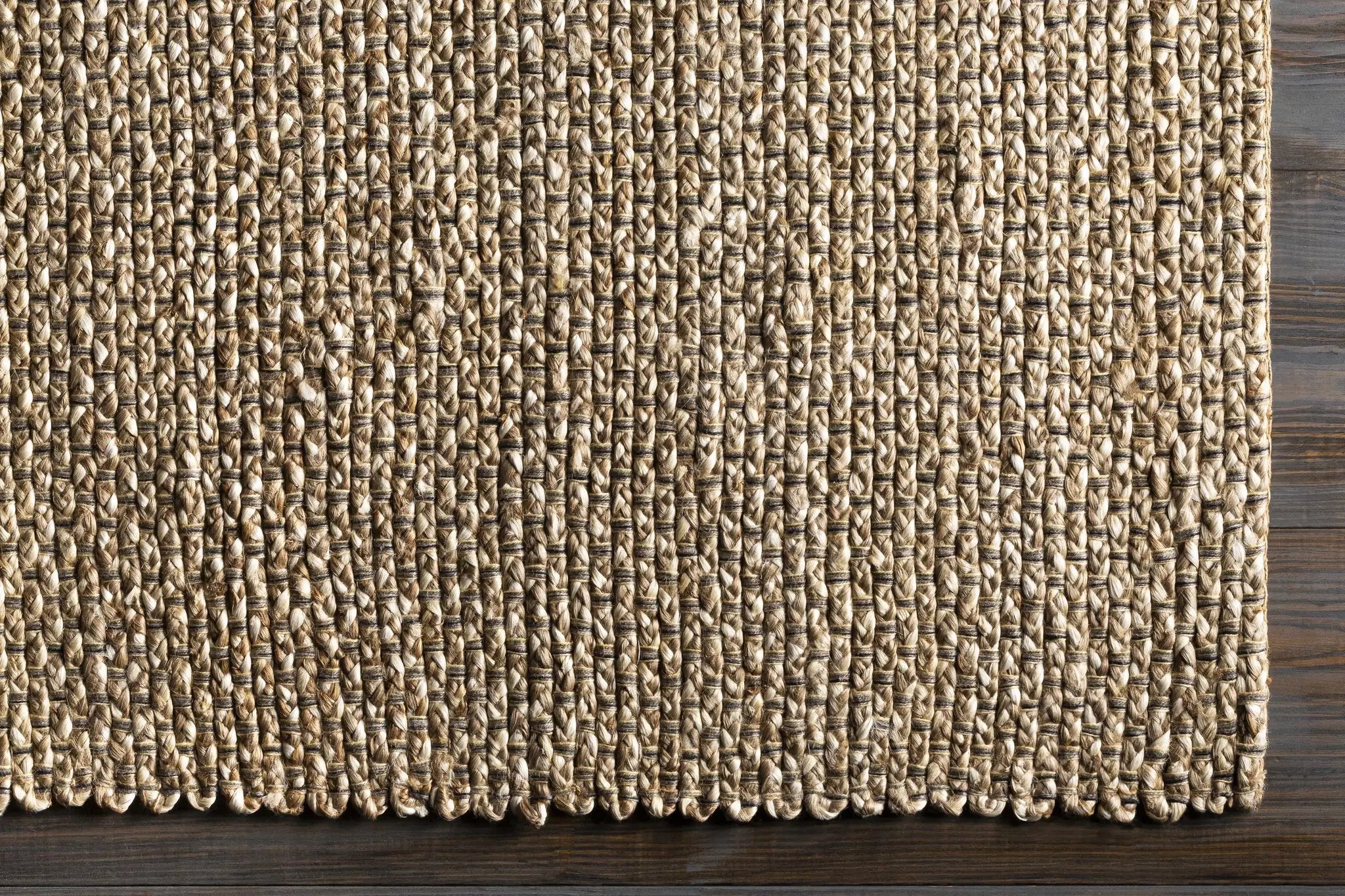 Caspar Hand Woven Natural Jute Rug by Boutique Rugs