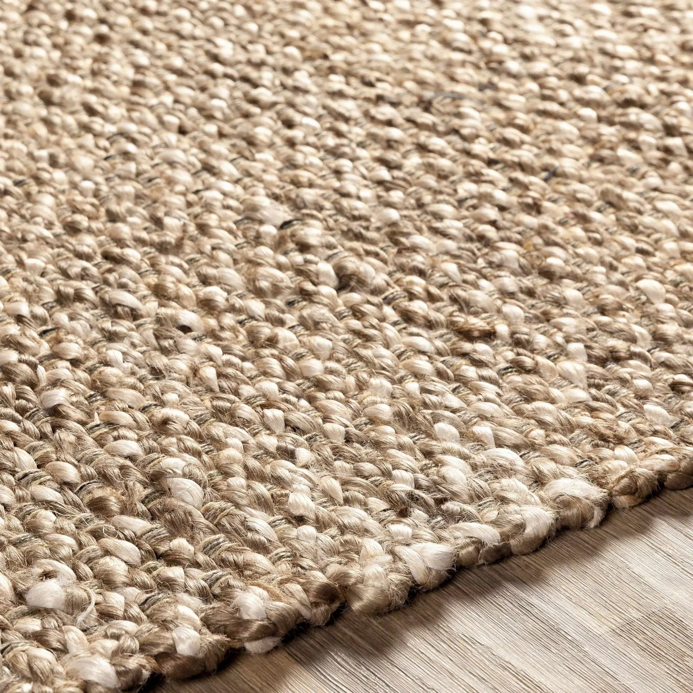Caspar Hand Woven Natural Jute Rug by Boutique Rugs