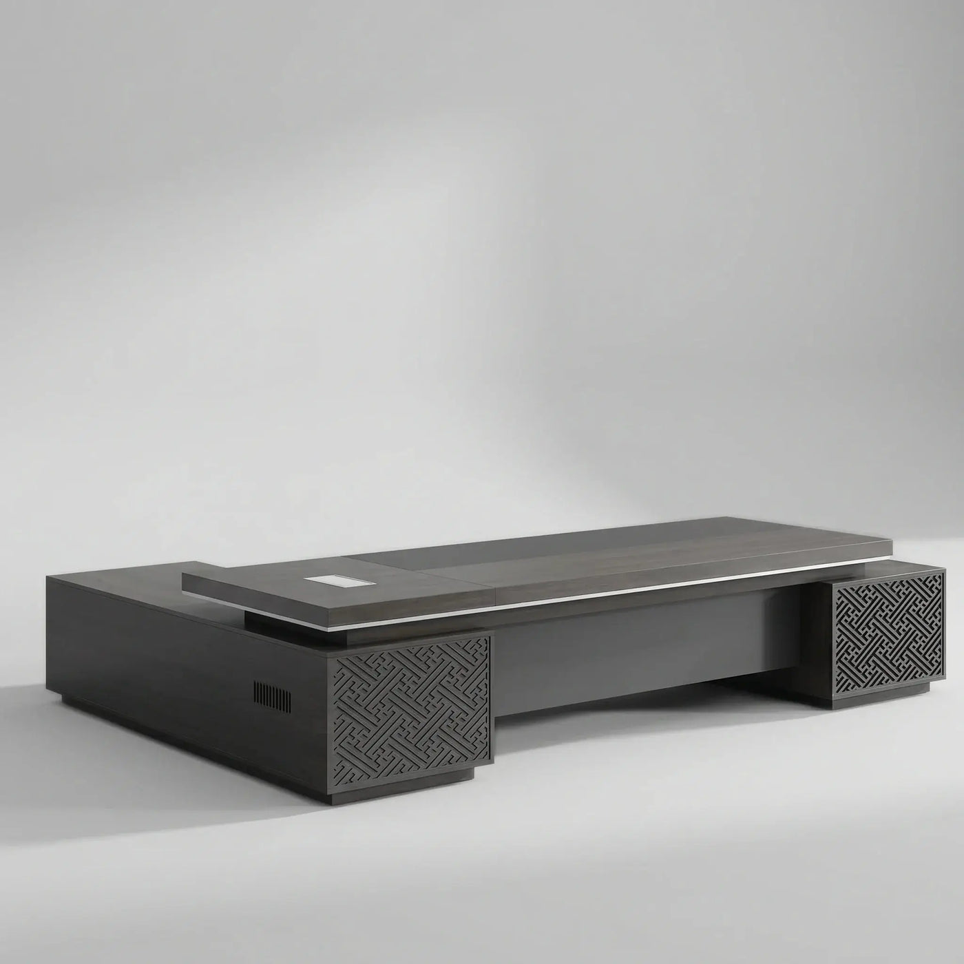 Caspian · Modern L-Shaped Executive Desk by Arc Grove