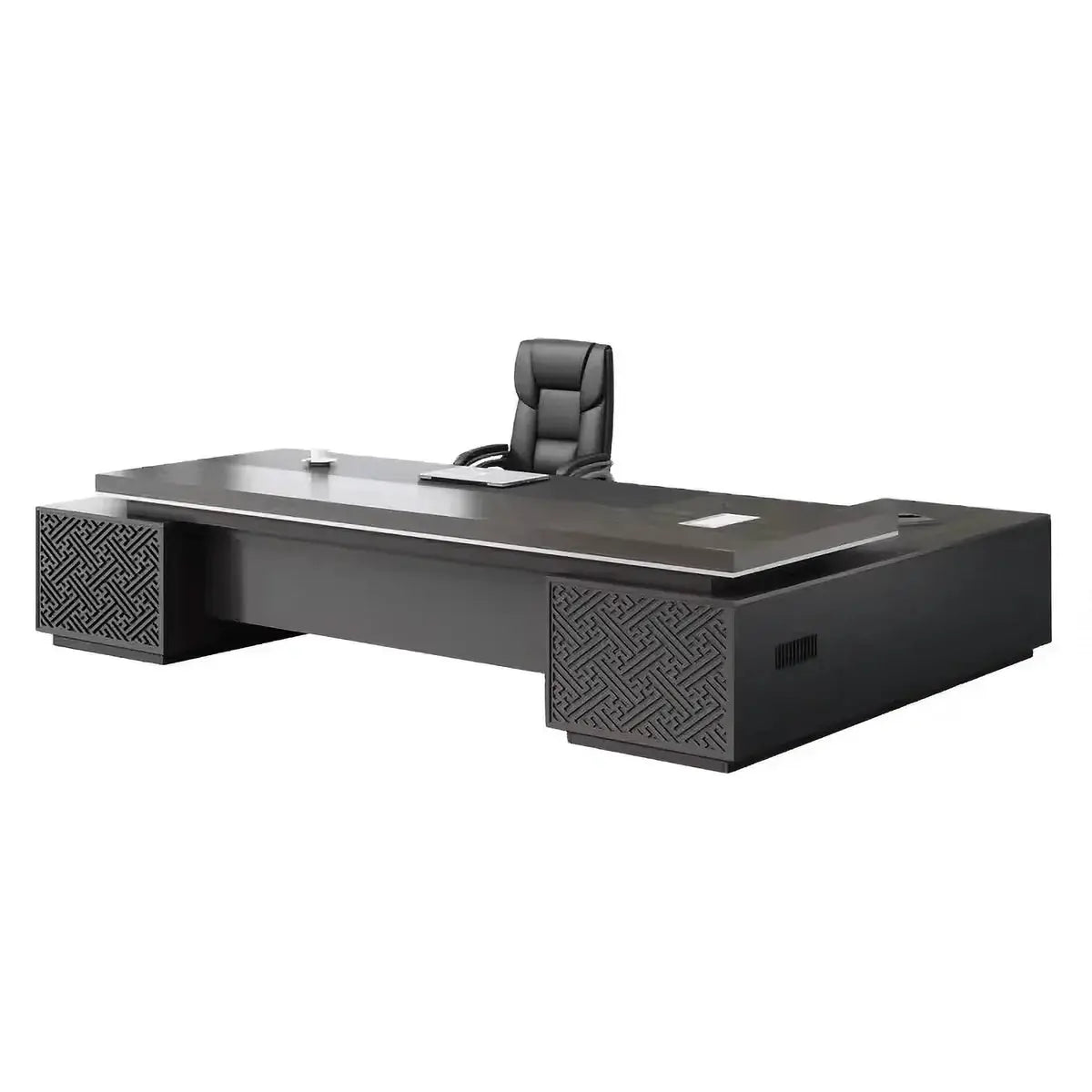 Caspian · Modern L-Shaped Executive Desk by Arc Grove
