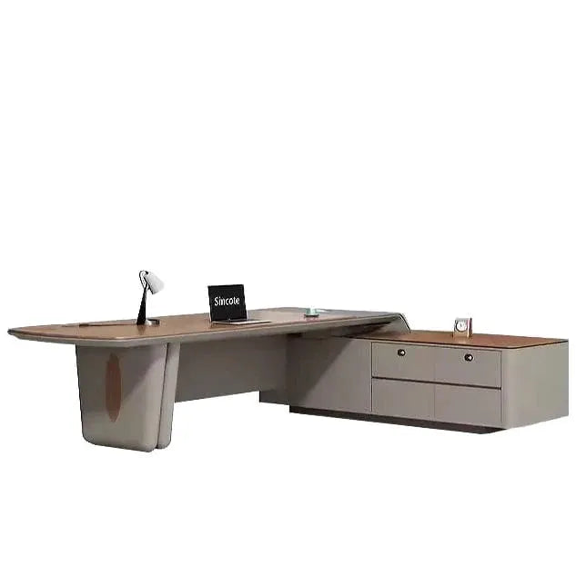 Caster · Modern L-Shaped Executive Desk by Arc Grove