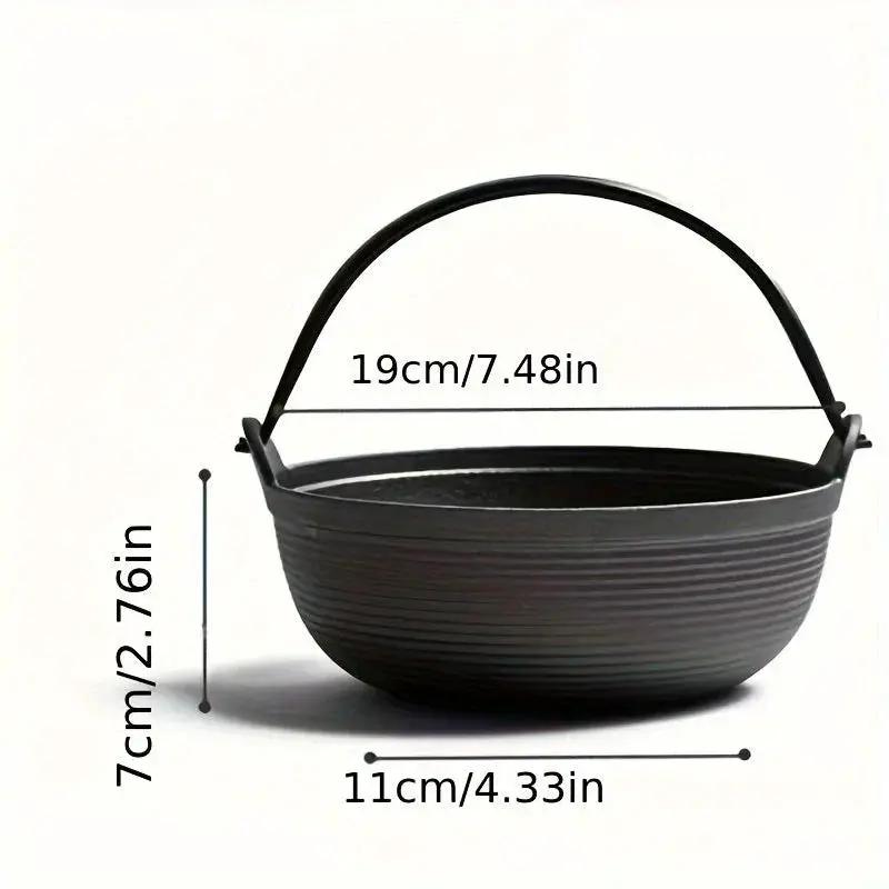 Cast Iron Dutch Oven with Lid - Non-Stick, Thick-Walled, Perfect for Camping, Outdoor Cooking, and Japanese Hot Pot (Nabe) - Ideal for Thanksgiving, Christmas, Halloween, Valentine'S Day, Easter, Camping Gear|Sturdy Handle|Du by House Of Avana
