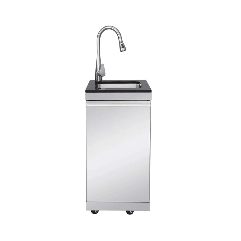 Castelle Flame Deluxe 4-Burner 72000 BTU Stainless Steel Liquid Propane Grill Island (SAK31425) by SAKSBY WHOLESALE