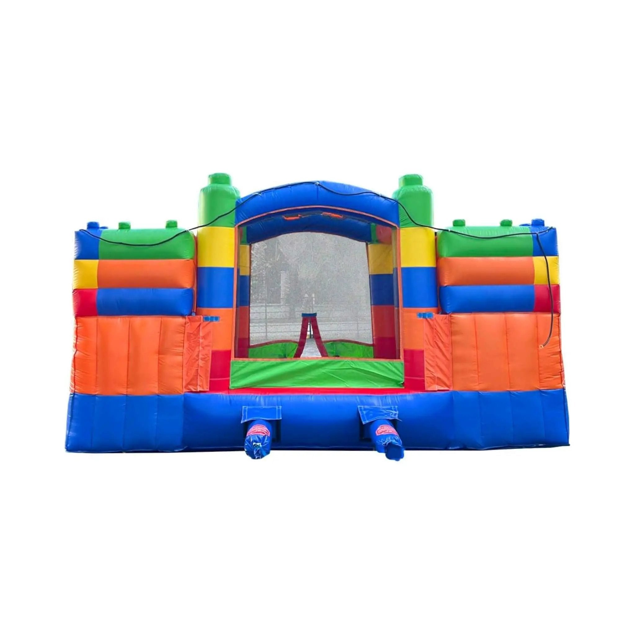 16FT Castle Bounce House With Dual Slides, Blower And Pool Combo (SAK56319) by SAKSBY WHOLESALE