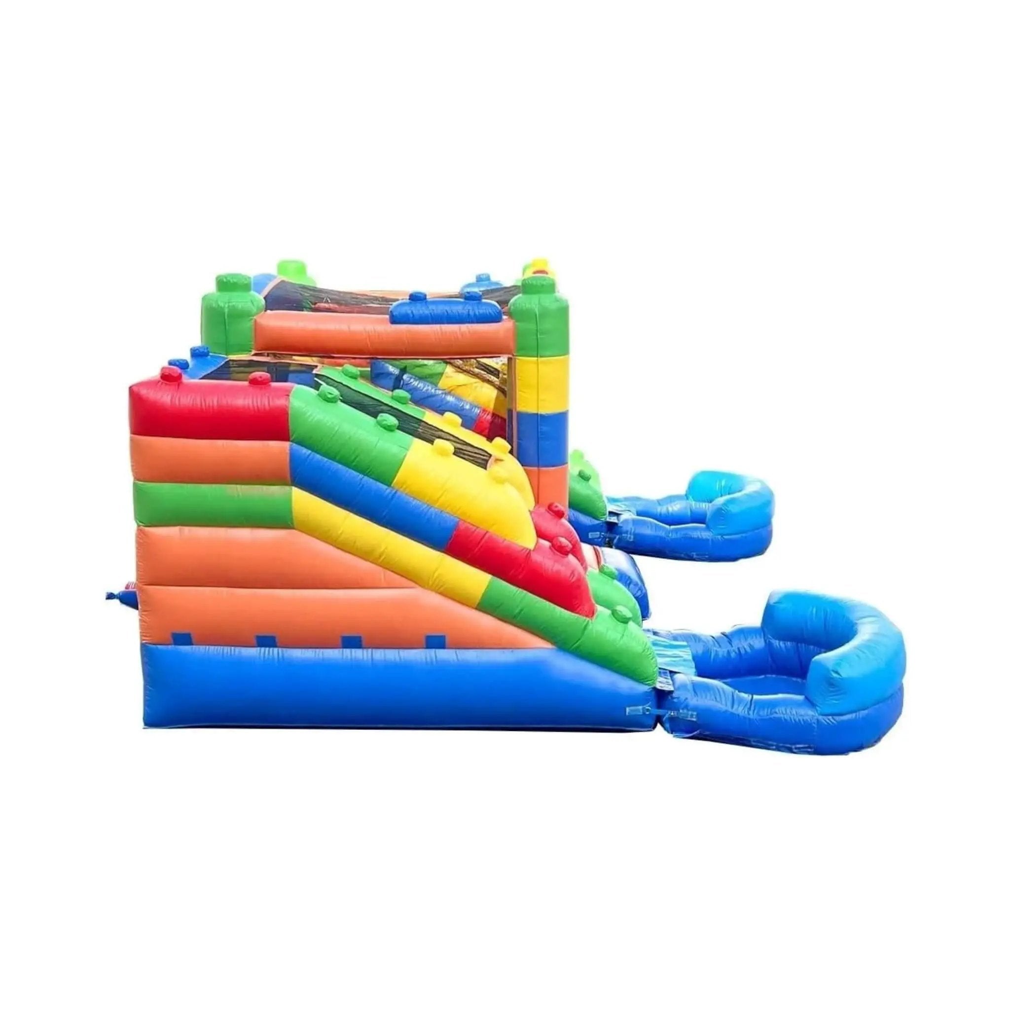 16FT Castle Bounce House With Dual Slides, Blower And Pool Combo (SAK56319) by SAKSBY WHOLESALE