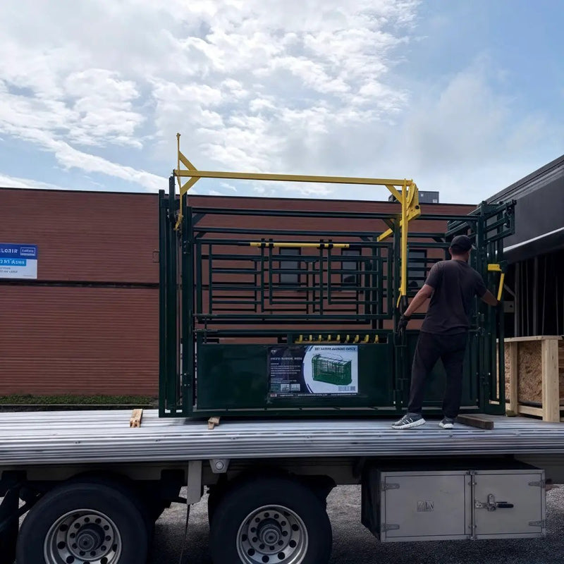 Cattle Work Chute Manual Headgate by Chery Industrial