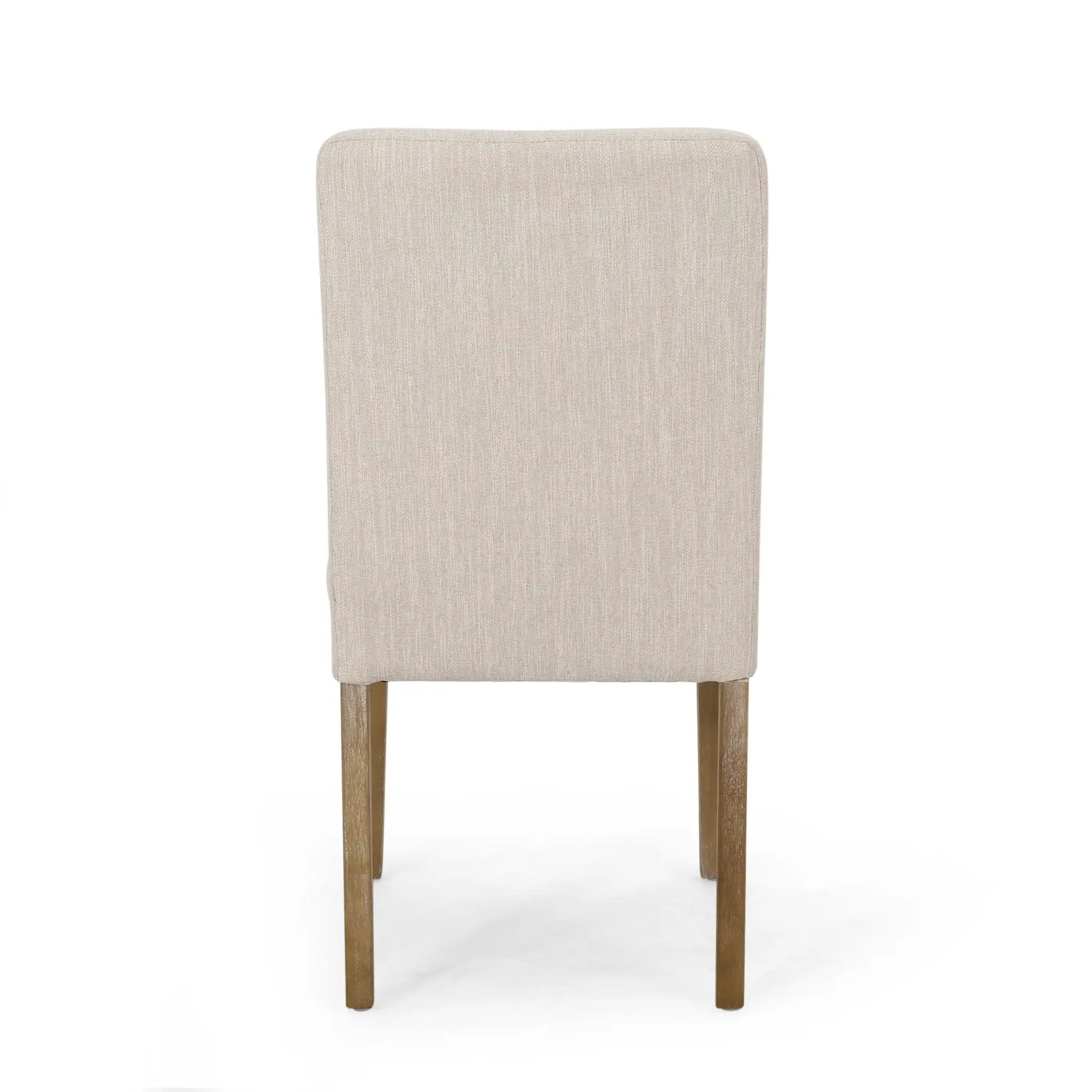 Contemporary Dining Chair with Upholstered Seating and Tapered Legs by HouseOfZazla