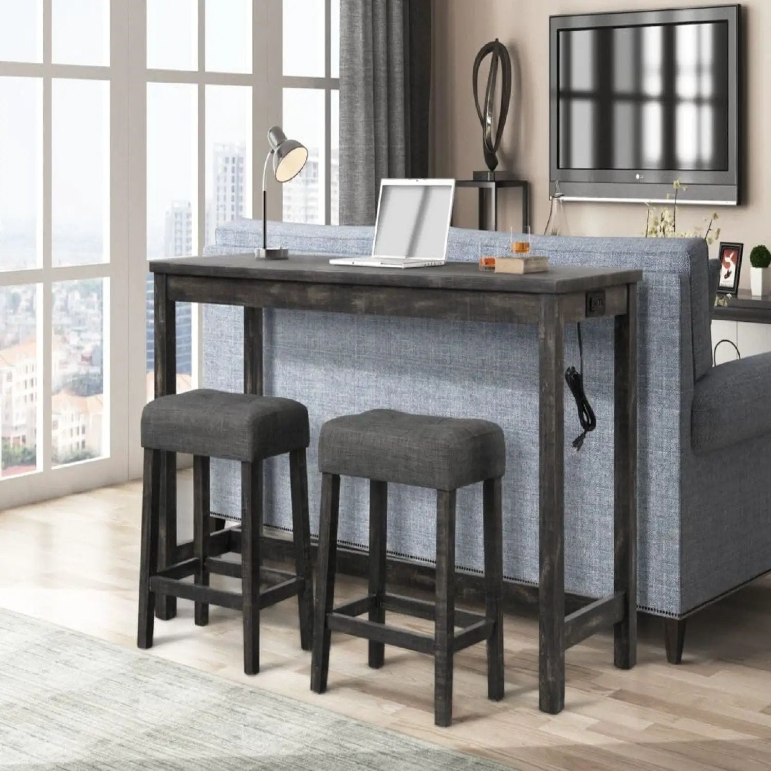 Transitional Backless Counter Stool (Set of 2) by Unique Piece Furniture
