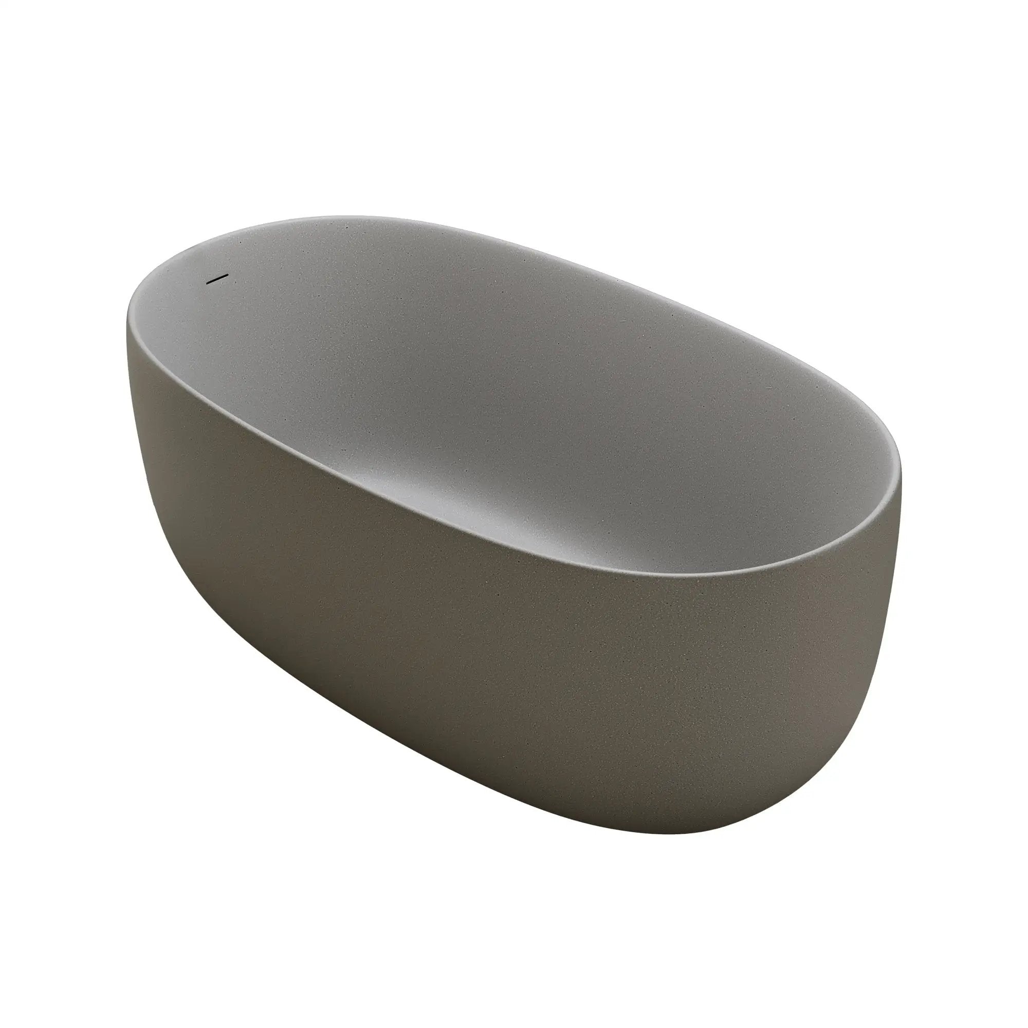 47'' Freestanding Bathtub Resin Stone Soaking Bathtub by HouseOfZazla