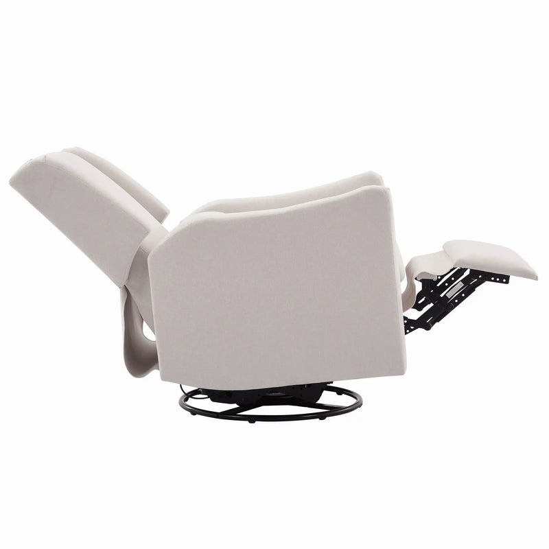 Wide Wingback Swivel Glider Rocker Recliner Chair by HouseOfZazla