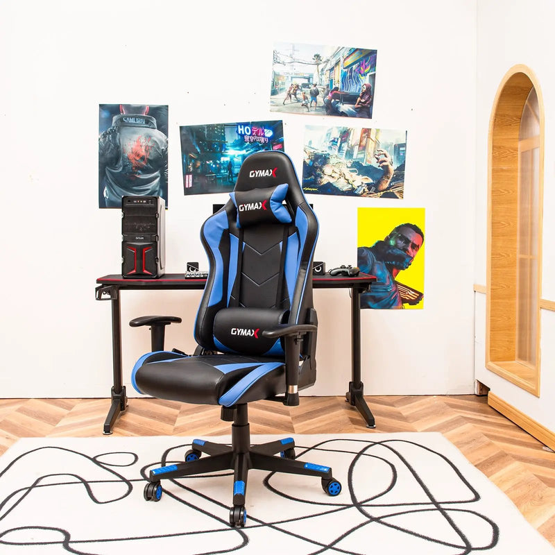 Gaming Chair Adjustable Swivel Racing Style Computer Office Chair by DirectDeals