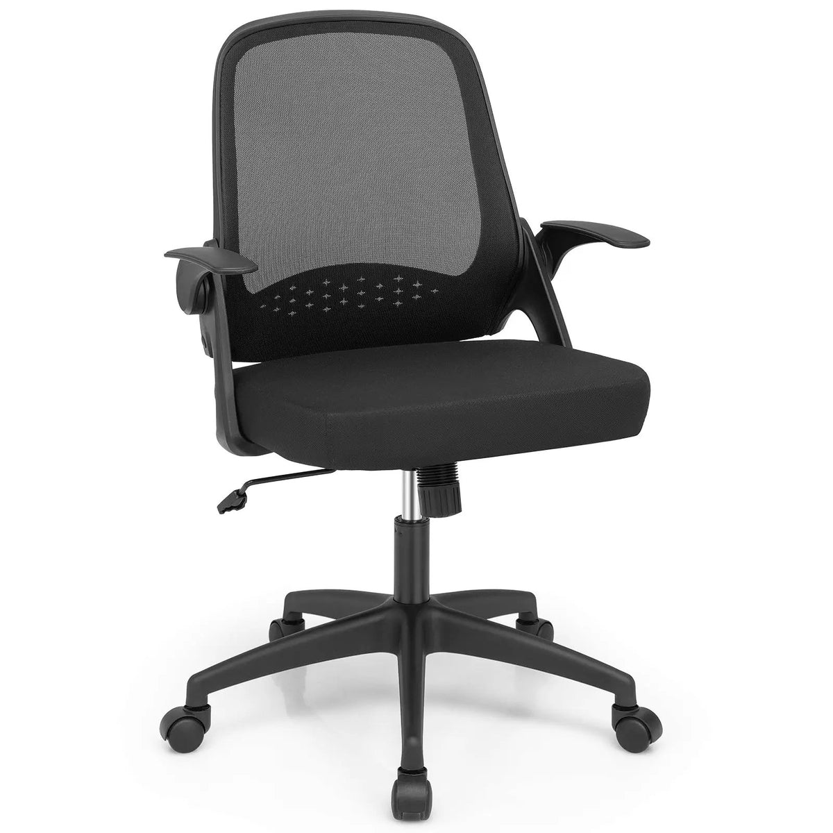 Adjustable Mesh Office Chair Rolling Computer Desk Chair with Flip-up Armrest by DirectDeals