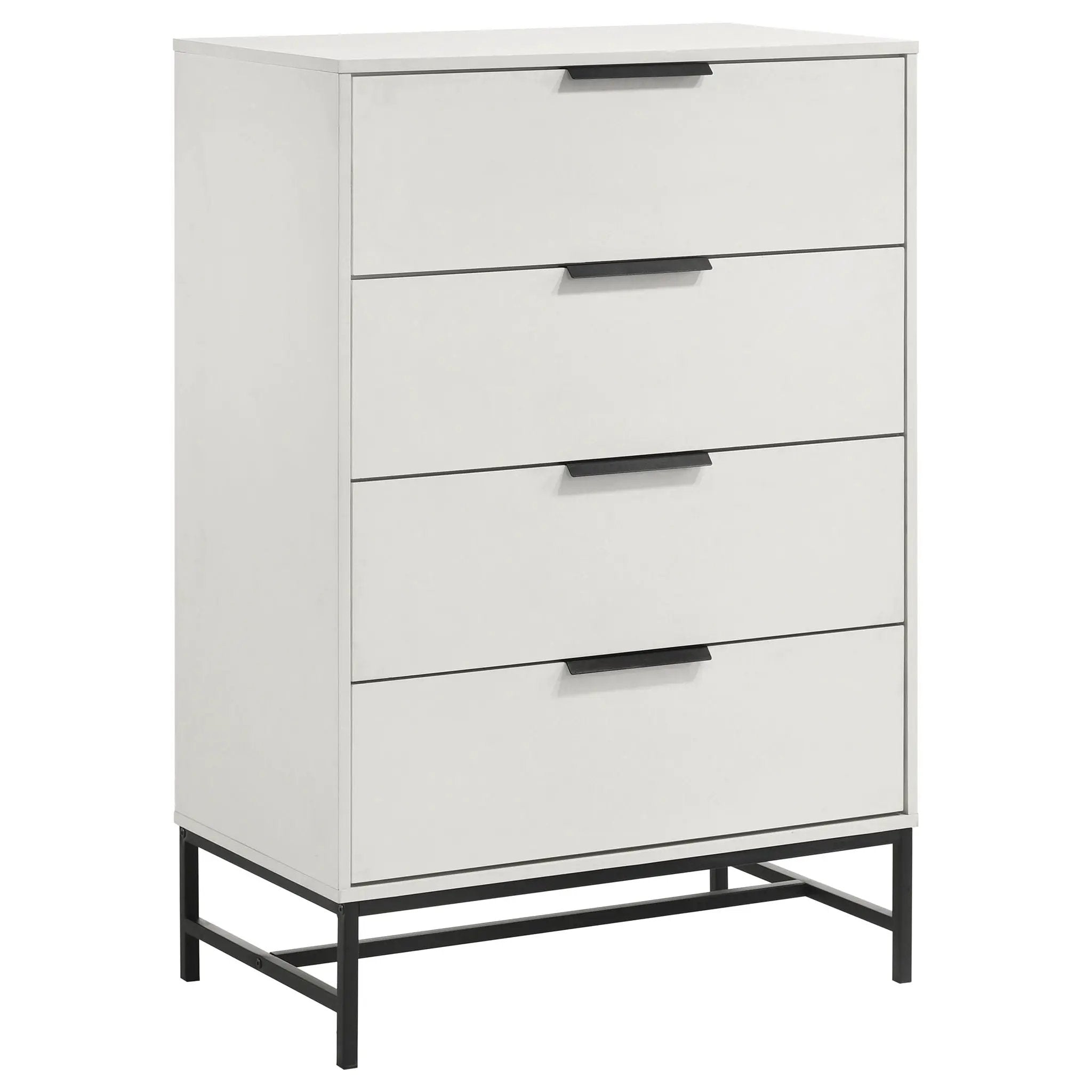 Sonora 4-drawer Bedroom Chest White by Unique Piece Furniture
