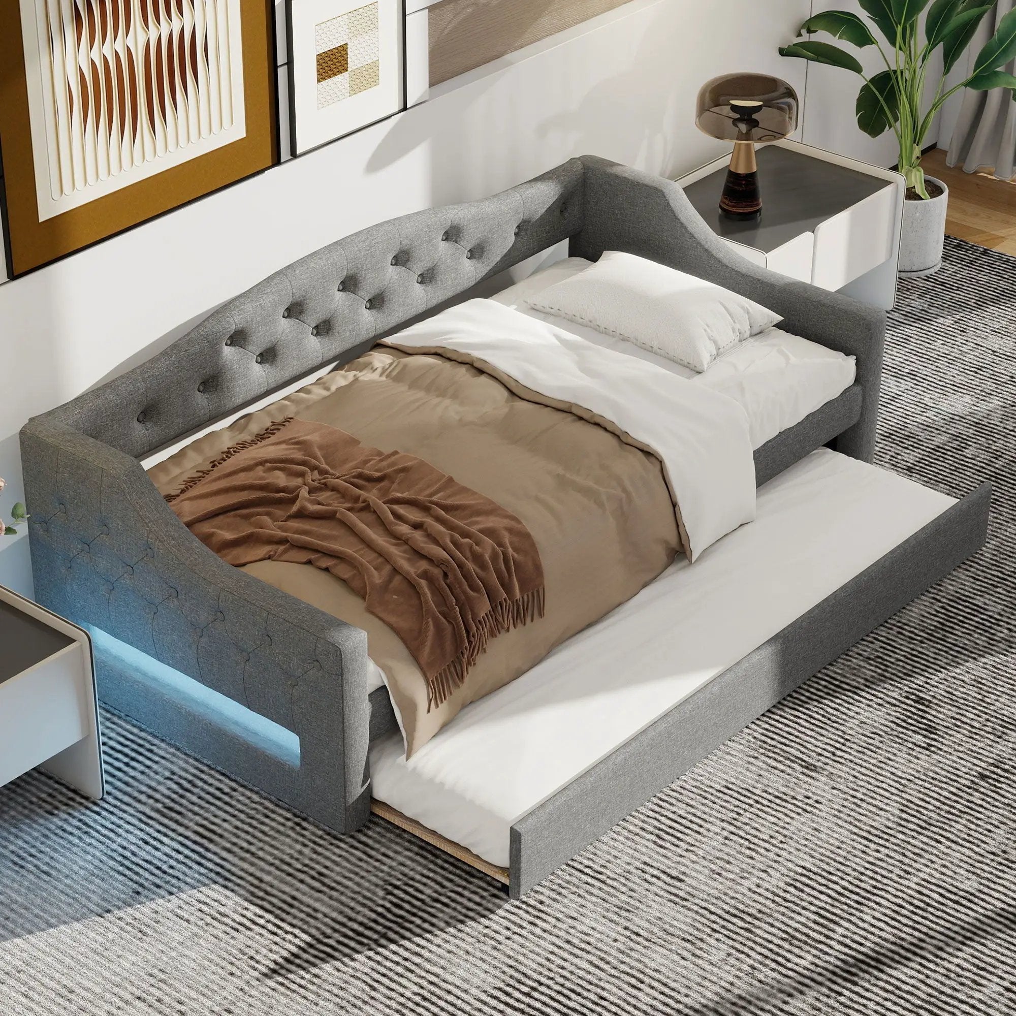 Daybed With LED Belt by Unique Piece Furniture
