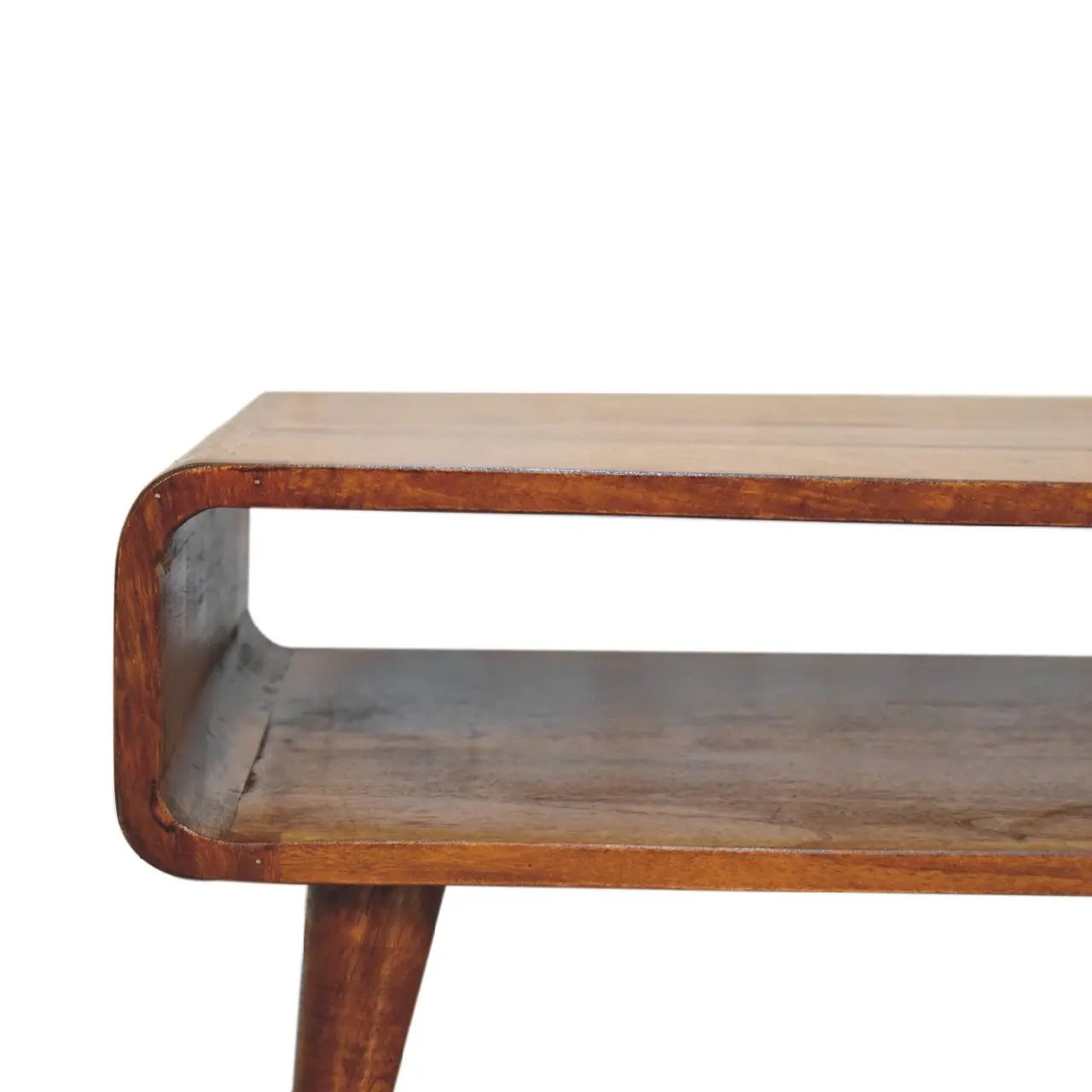 Solid Wood Open Media Unit by Unique Piece Furniture