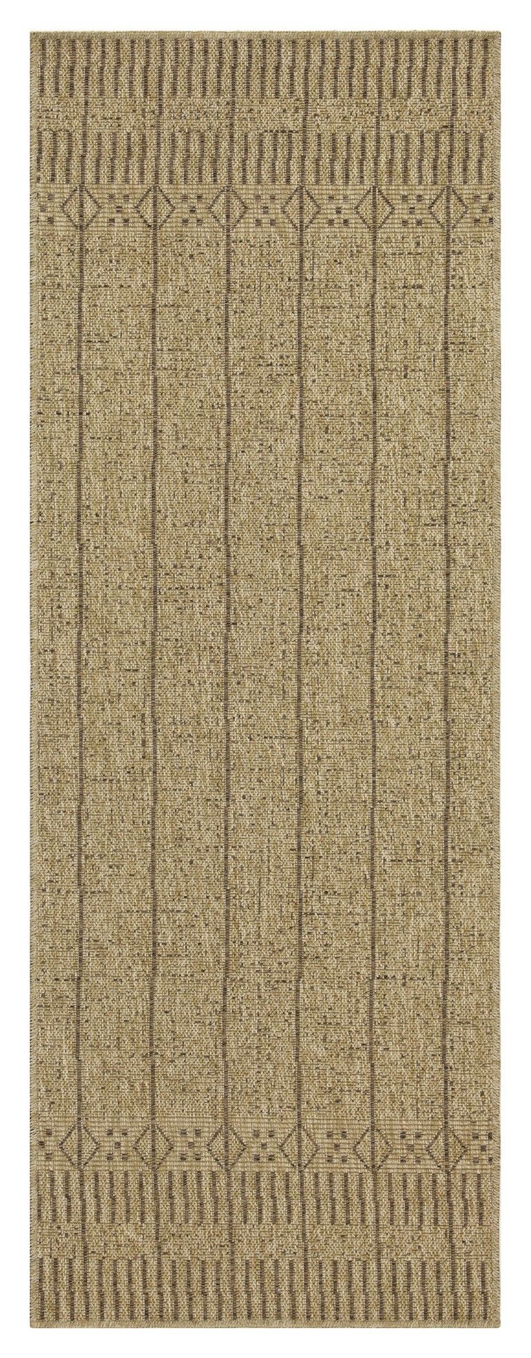 Low Profile Area Rug with Slim Profile - Light Brown, photo 2 of 4