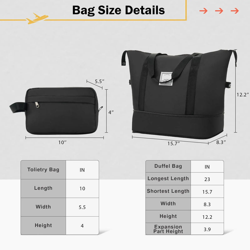 2 Piece Luggage Set With Bags Expanable Spinner Wheels ABS Lightweight Suitcase With Tsa Lock 20" / 28" by HouseOfZazla