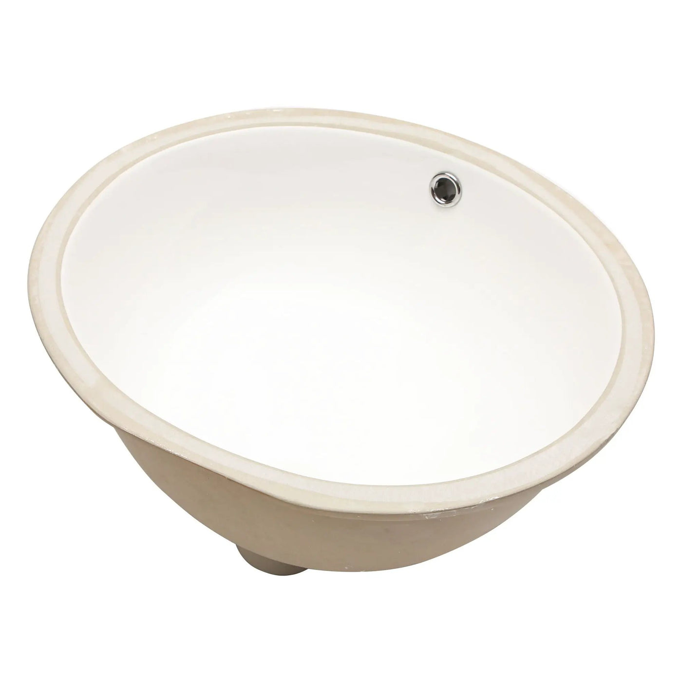 Elegant Ceramic Oval Undermount Bathroom Sink With Overflow by HouseOfZazla