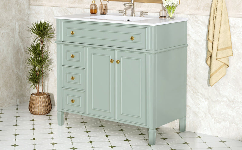 36 Inch Bathroom Vanity with Sink by HouseOfZazla