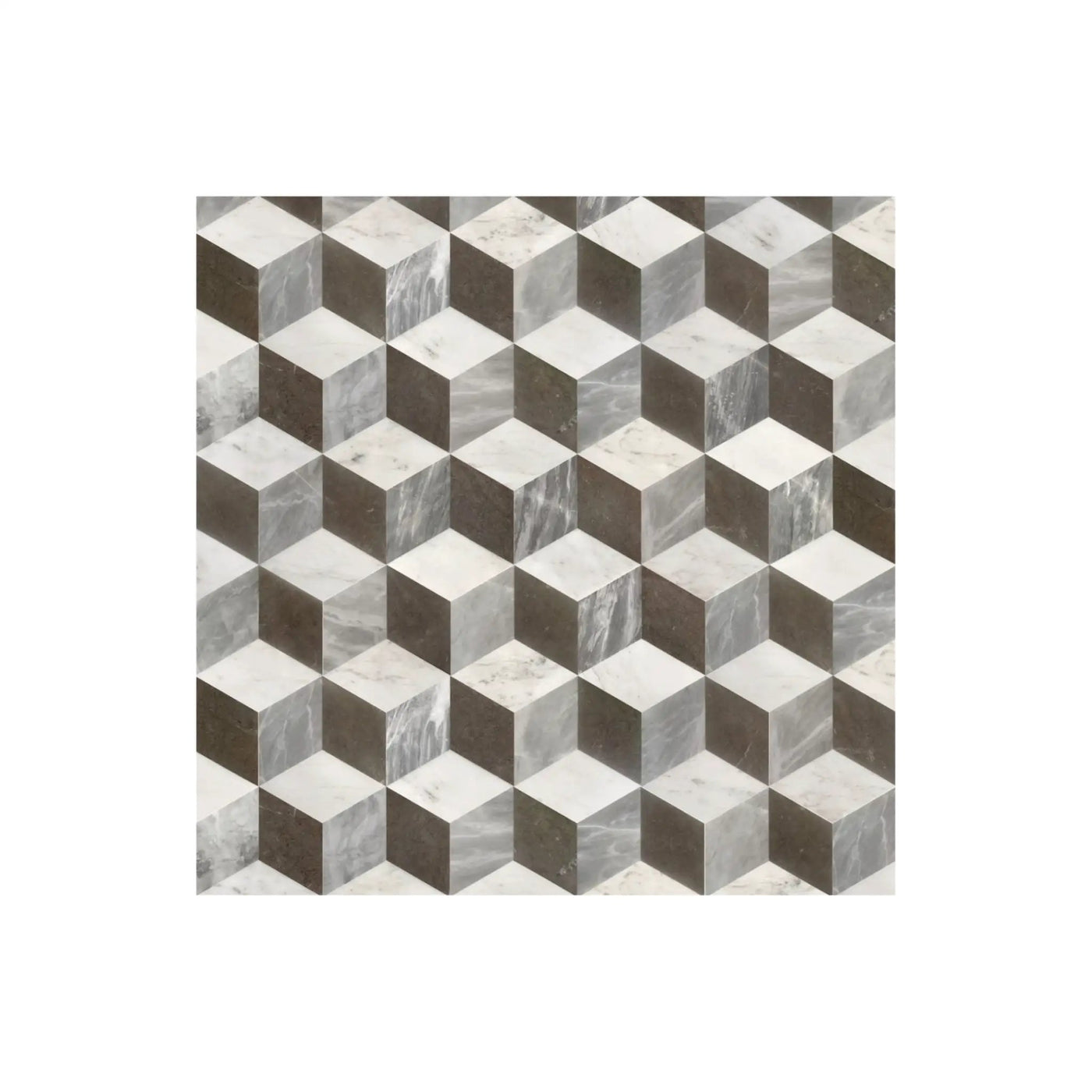 Hexagon Water Tiles For Floor And Wall (Set of 12) by HouseOfZazla