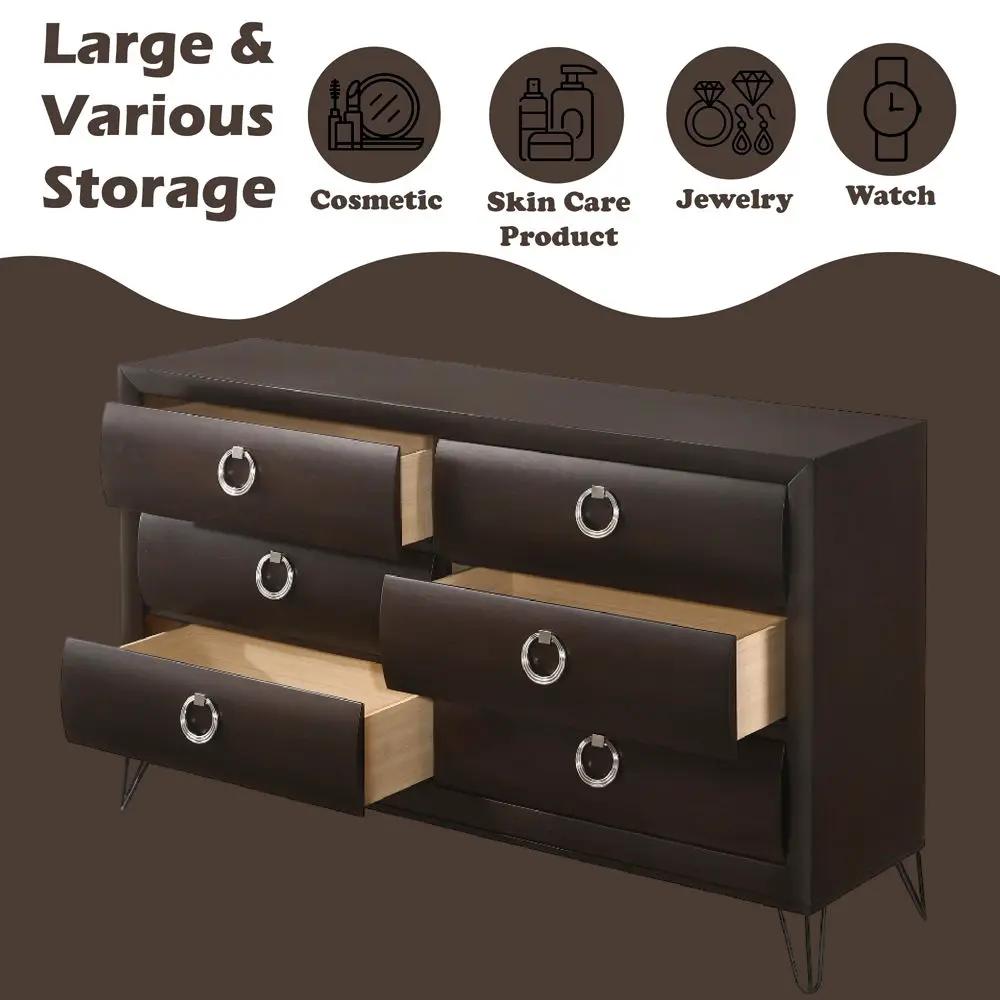 Tablita - Dresser - Dark Merlot by Unique Piece Furniture