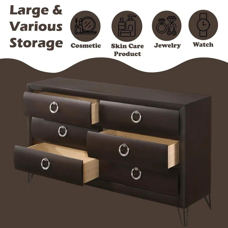 Tablita - Dresser - Dark Merlot by Unique Piece Furniture