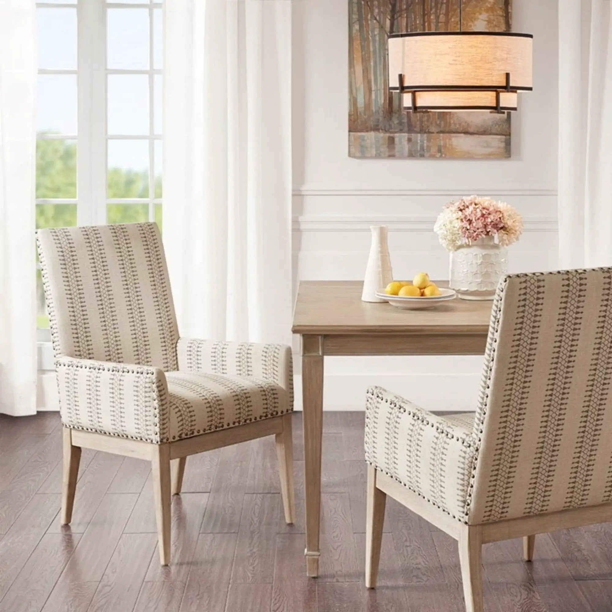 Rika - High Back Dining Armchair (Set of 2) - Natural by Unique Piece Furniture