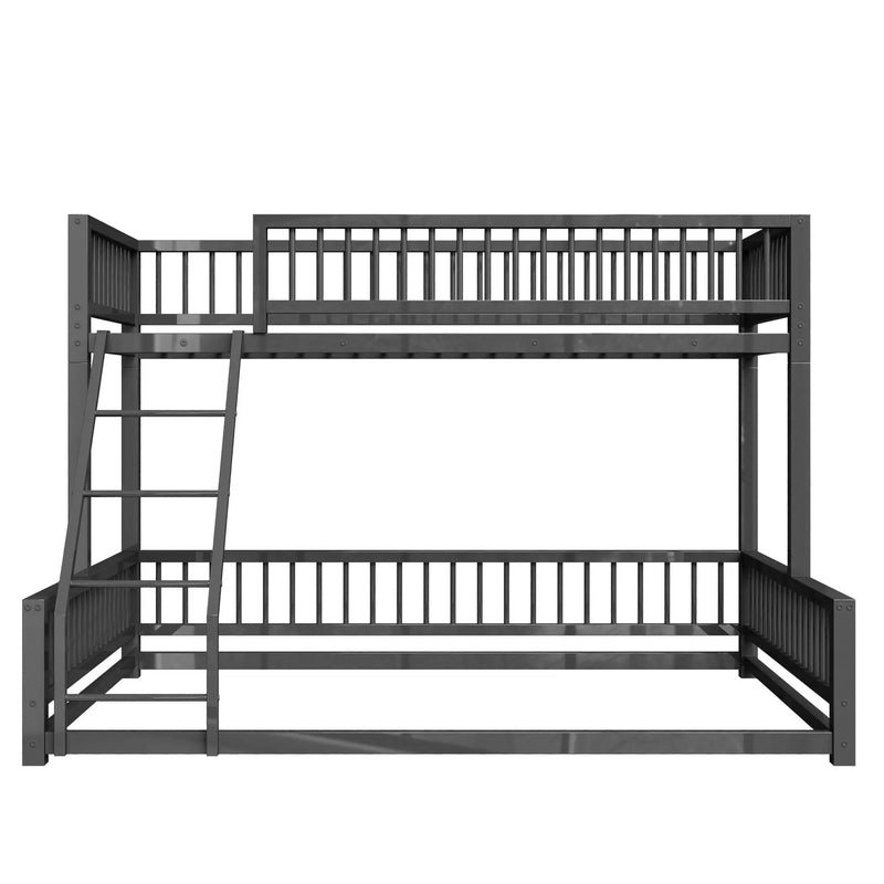 Bunk Bed With Ladder And Safety Guardrails by HouseOfZazla