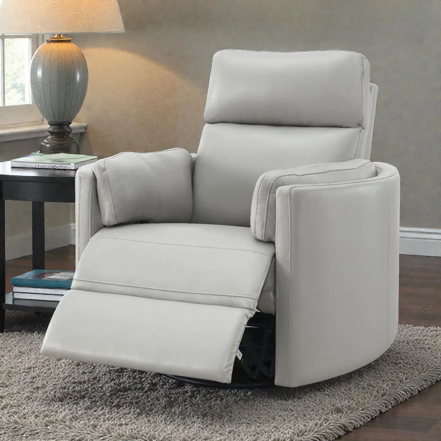 Sagen - Glider Recliner With Swivel by Unique Piece Furniture