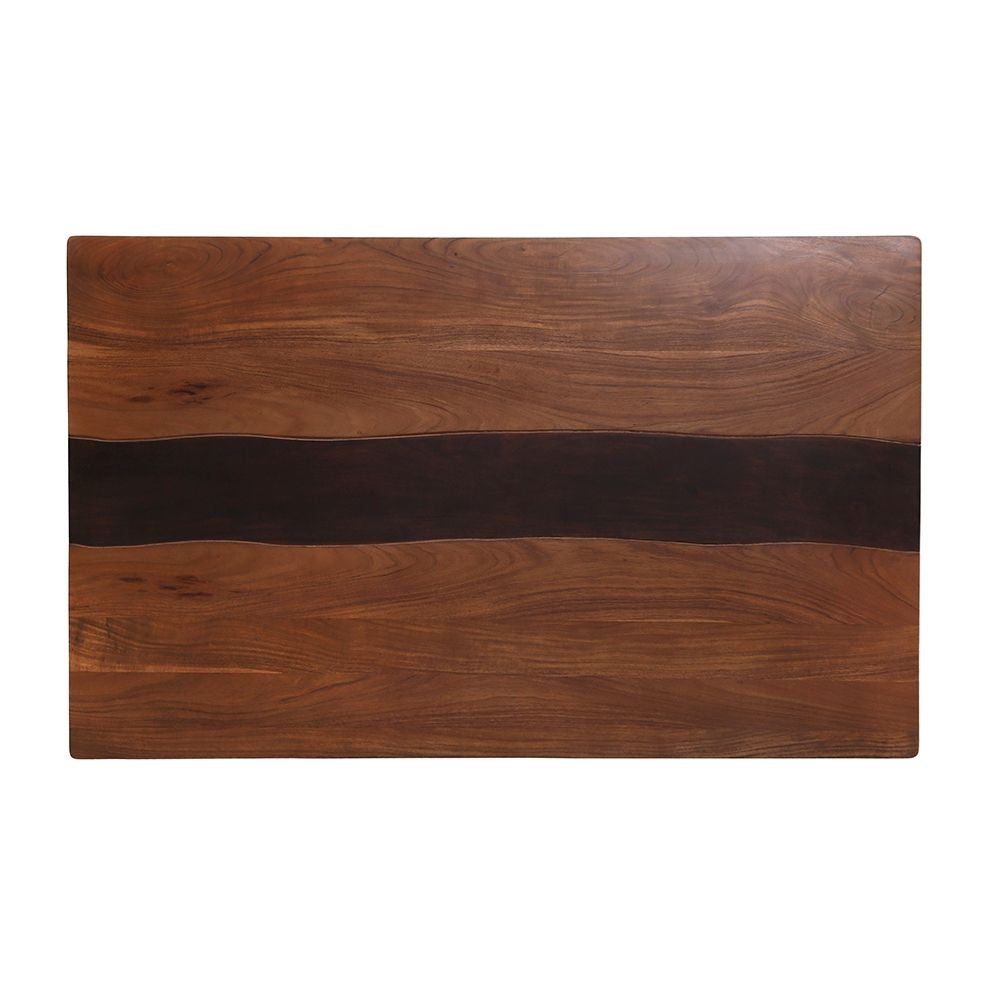 Wood Dining Table - Natural Wood / Brown by HouseOfZazla