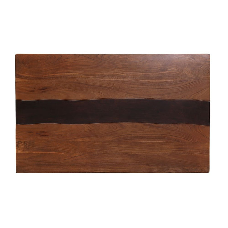Wood Dining Table - Natural Wood / Brown by HouseOfZazla