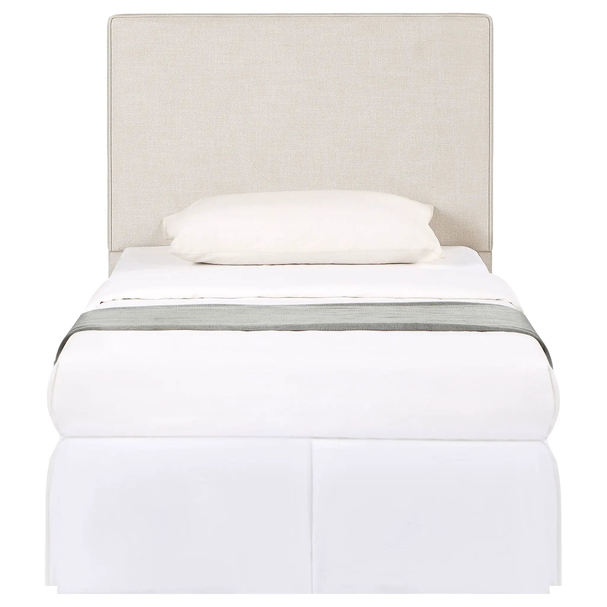 Kosmo Upholstered Twin Panel Headboard Sand by Unique Piece Furniture