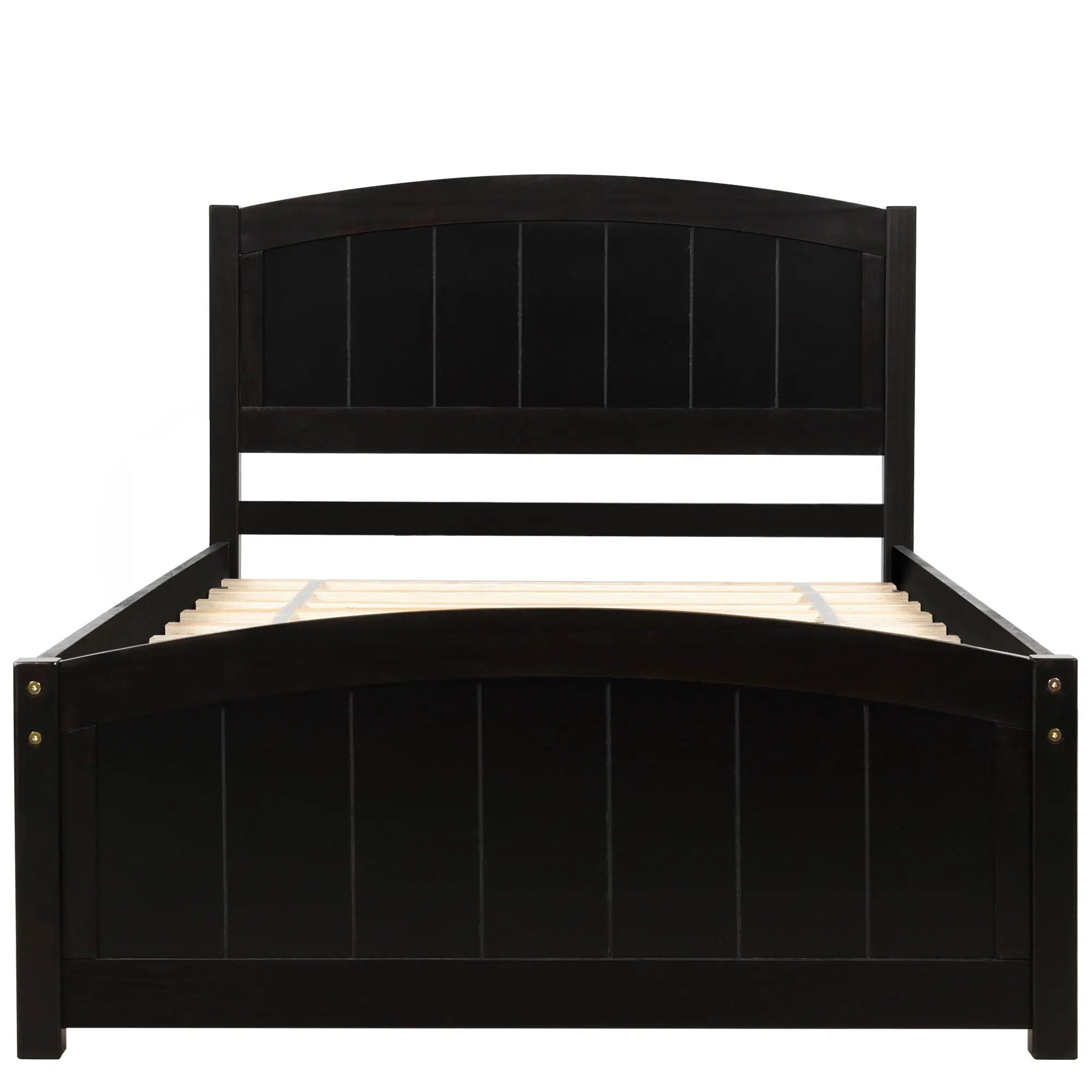 Platform Bed & Headboard, Footboard And Wood Slat Support by HouseOfZazla