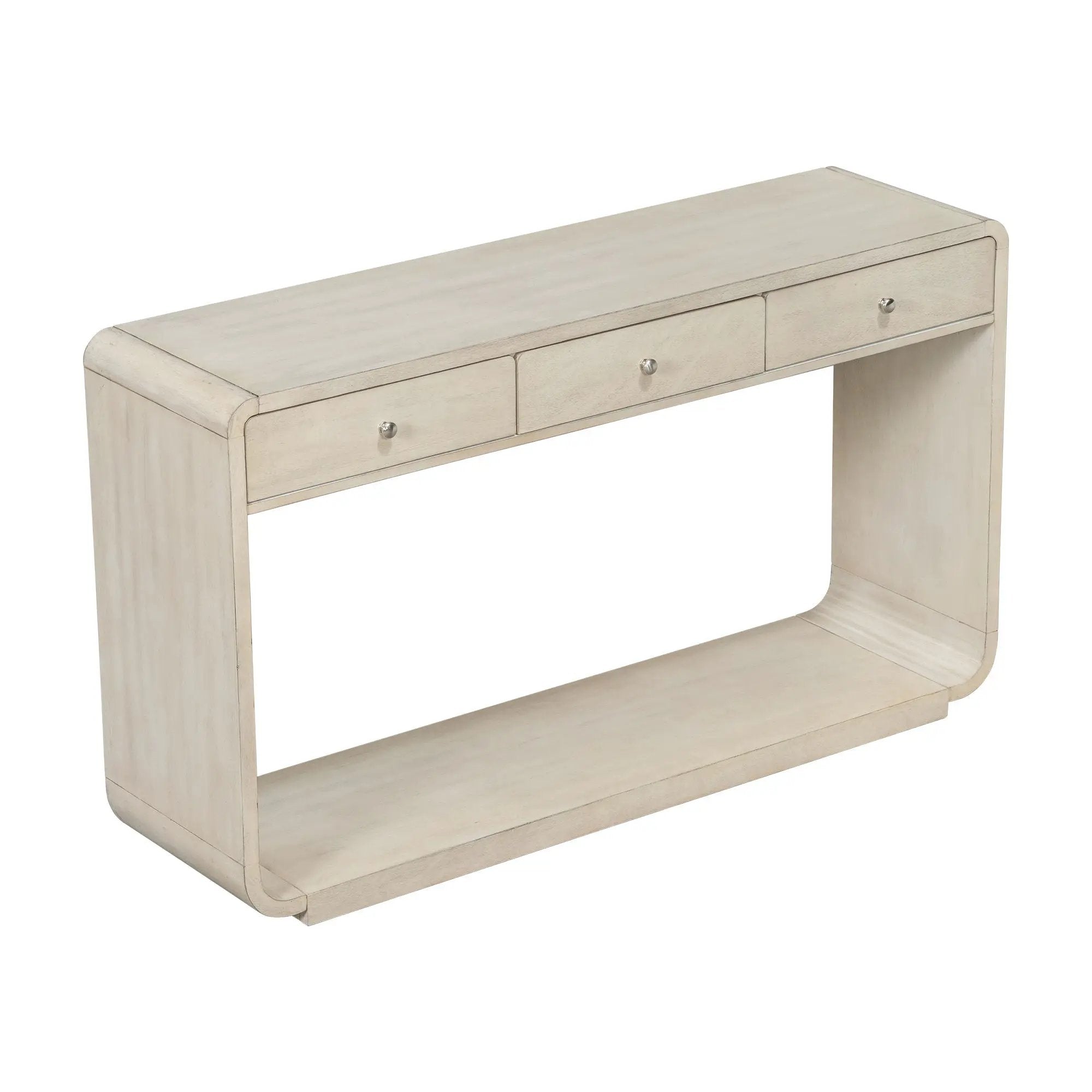 Console Table With 3 Drawers And Display Shelf by HouseOfZazla