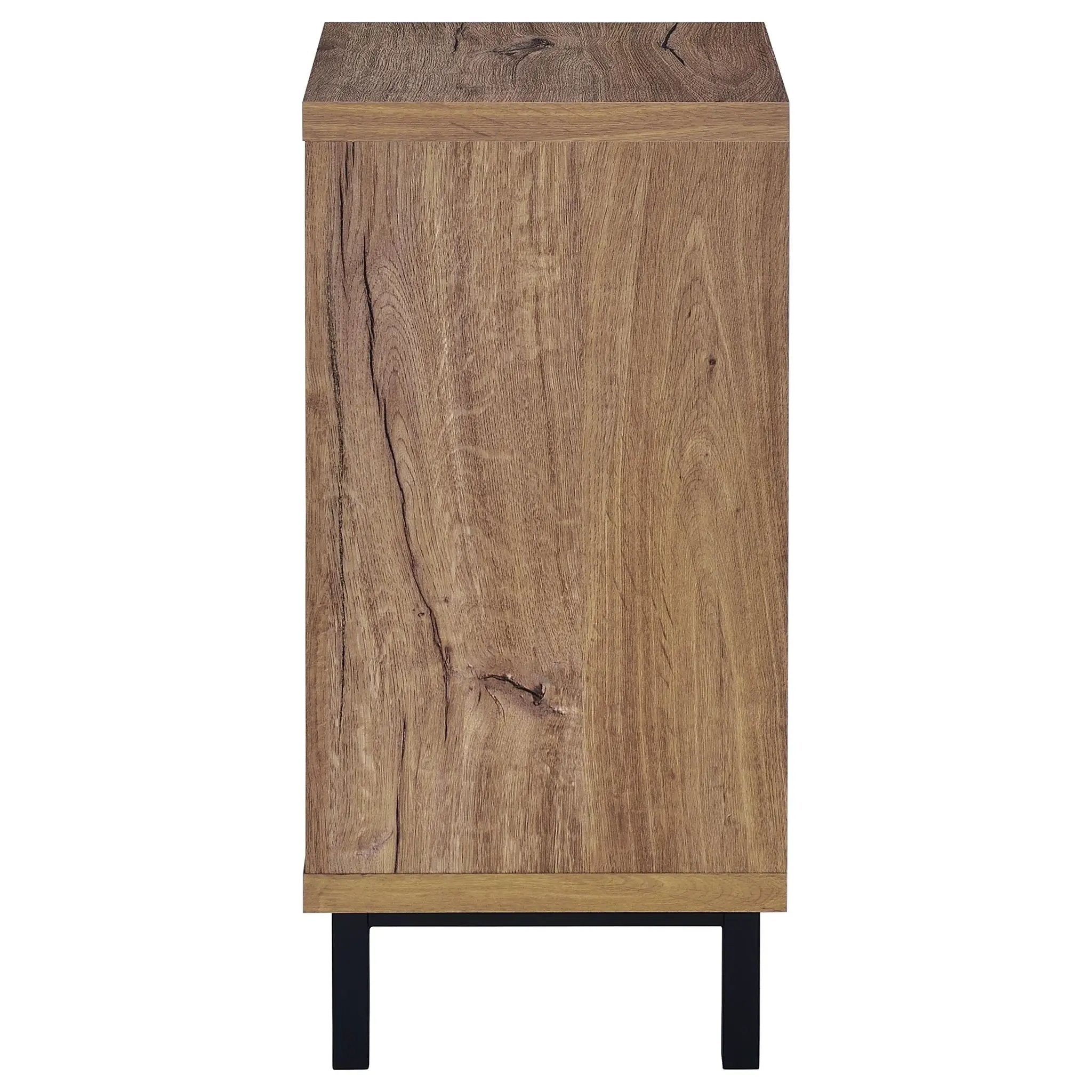 Teller 1-door Entryway Shoe Storage Bench Natural Oak by Unique Piece Furniture
