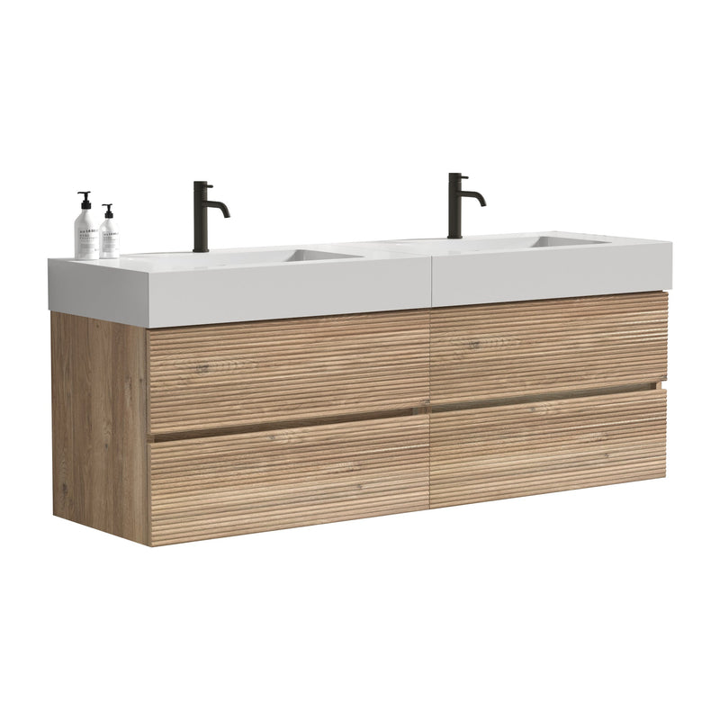Grace 60" Bathroom Vanity with Double Drawers by HouseOfZazla