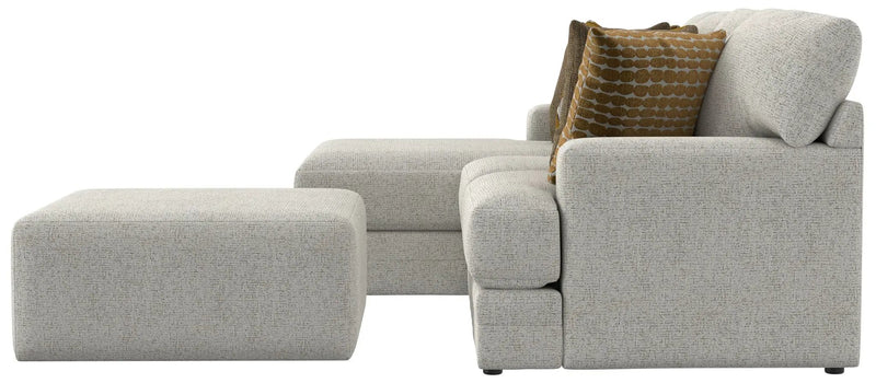 Tori - Sectional With Comfort Coil Seating, Cocktail Ottoman And Accent Pillows Included by Unique Piece Furniture
