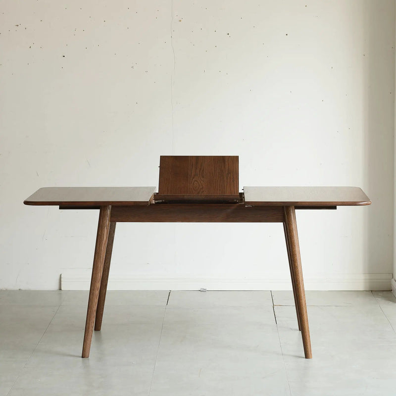 Round Corner Diagonal Leg Telescopic Table For 6 - 8 People To Meet Dining Table by Unique Piece Furniture