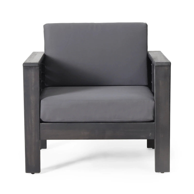 Slat Design Club Chairs With Cushions by HouseOfZazla