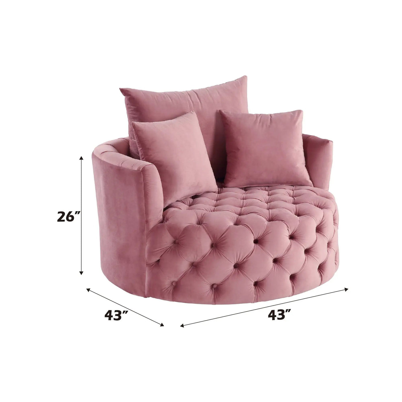 Zunyas - Accent Chair With Swivel by Unique Piece Furniture