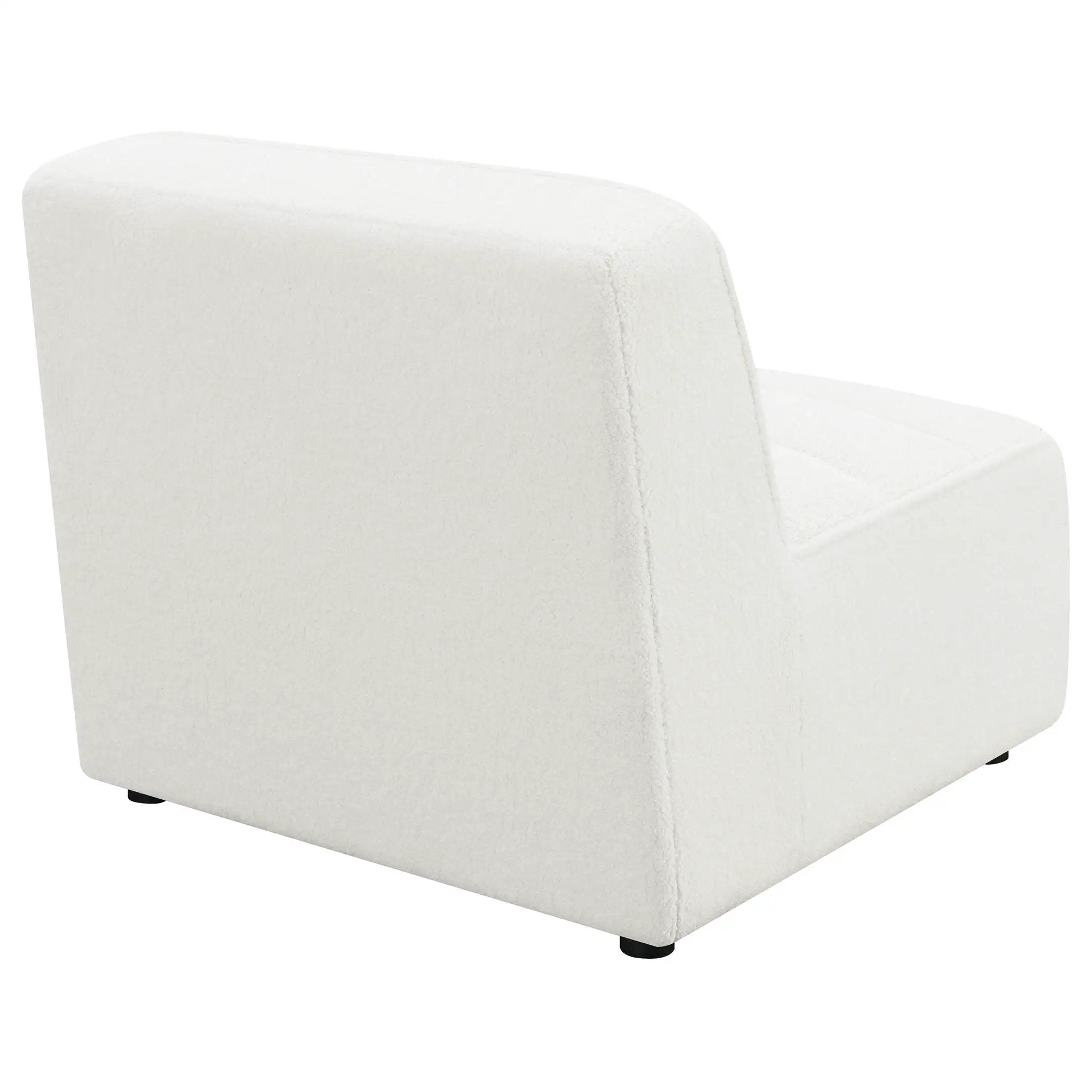 Sunny Upholstered Armless Chair Natural by Unique Piece Furniture