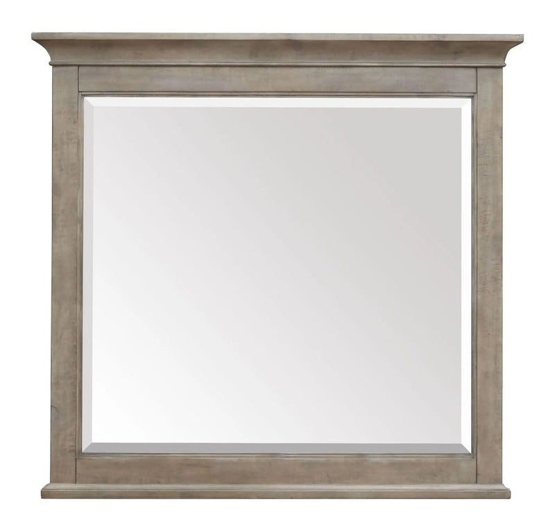 Paxton Place - Wood Landscape Mirror - Dove Tail Gray by Unique Piece Furniture