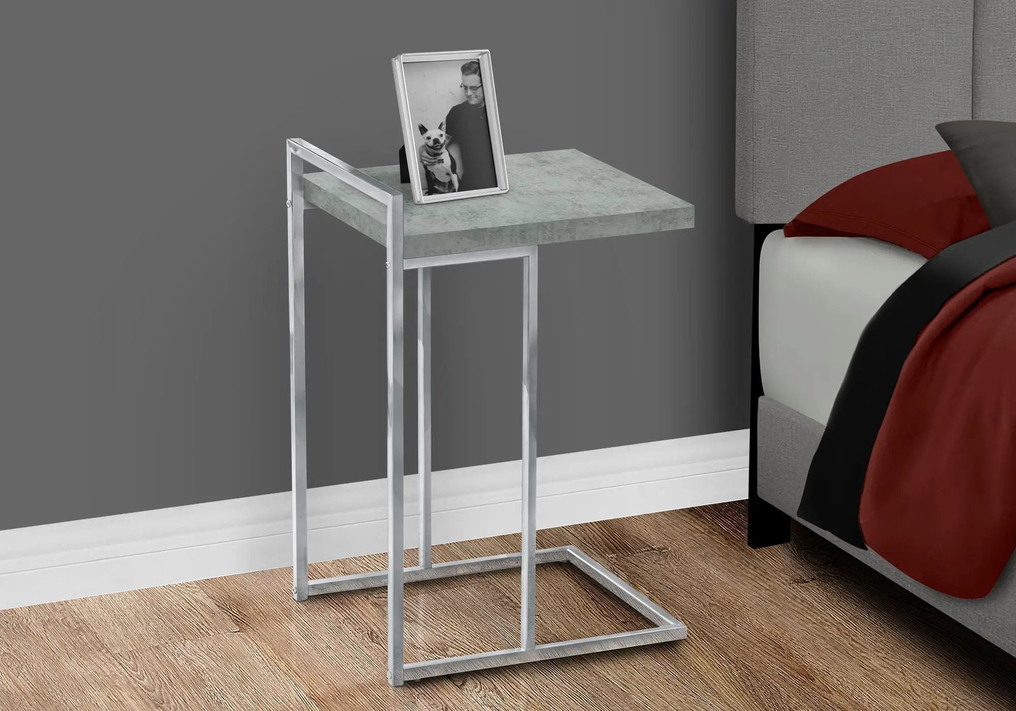 Accent Table, C - Shaped, Contemporary & Modern by Unique Piece Furniture